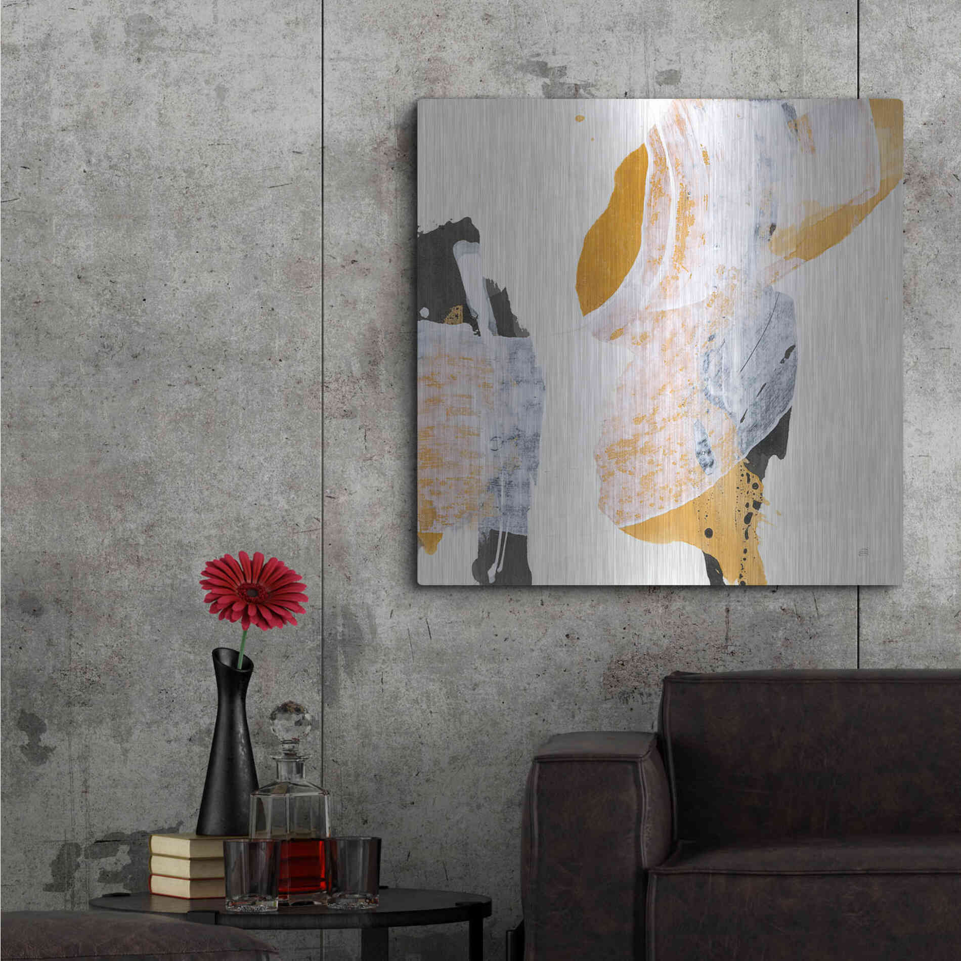 Luxe Metal Art 'Resistance II' by Chris Paschke, Metal Wall Art,36x36