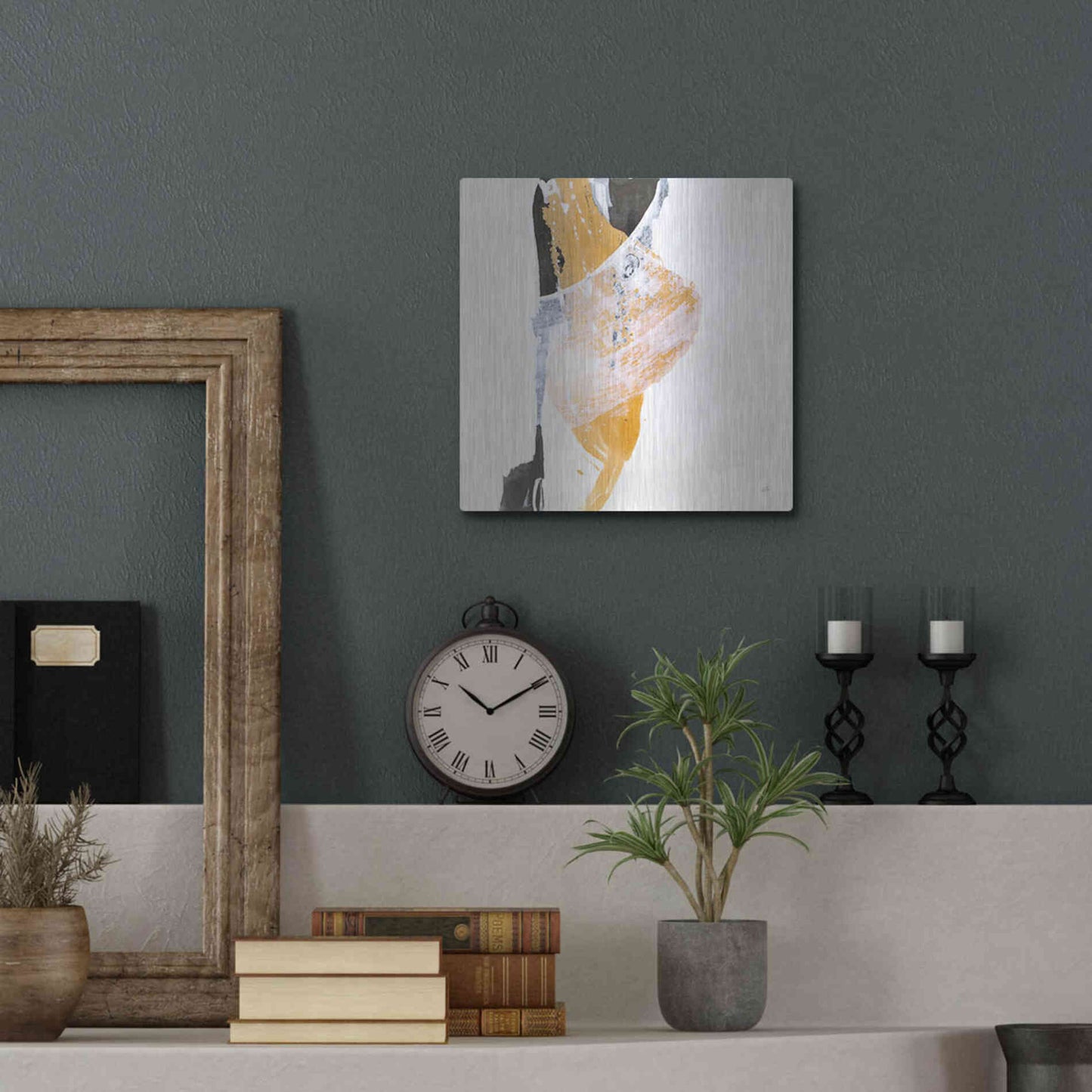 Luxe Metal Art 'Resistance III' by Chris Paschke, Metal Wall Art,12x12