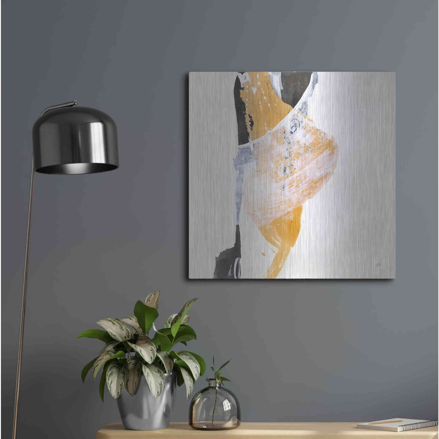 Luxe Metal Art 'Resistance III' by Chris Paschke, Metal Wall Art,24x24