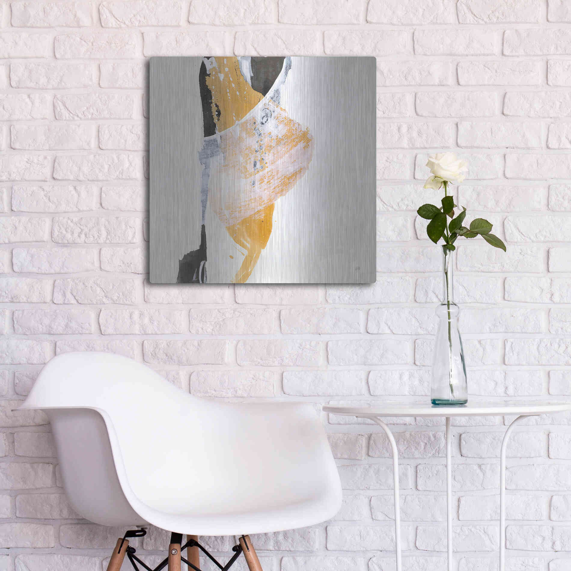 Luxe Metal Art 'Resistance III' by Chris Paschke, Metal Wall Art,24x24