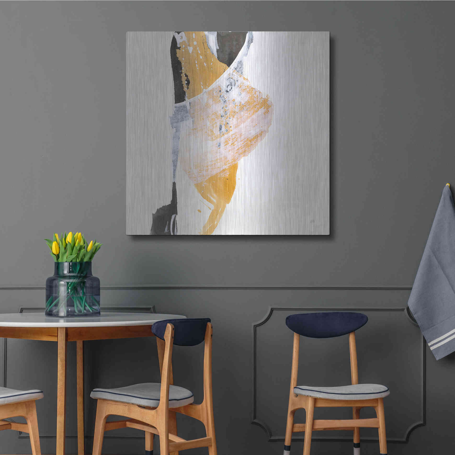 Luxe Metal Art 'Resistance III' by Chris Paschke, Metal Wall Art,36x36