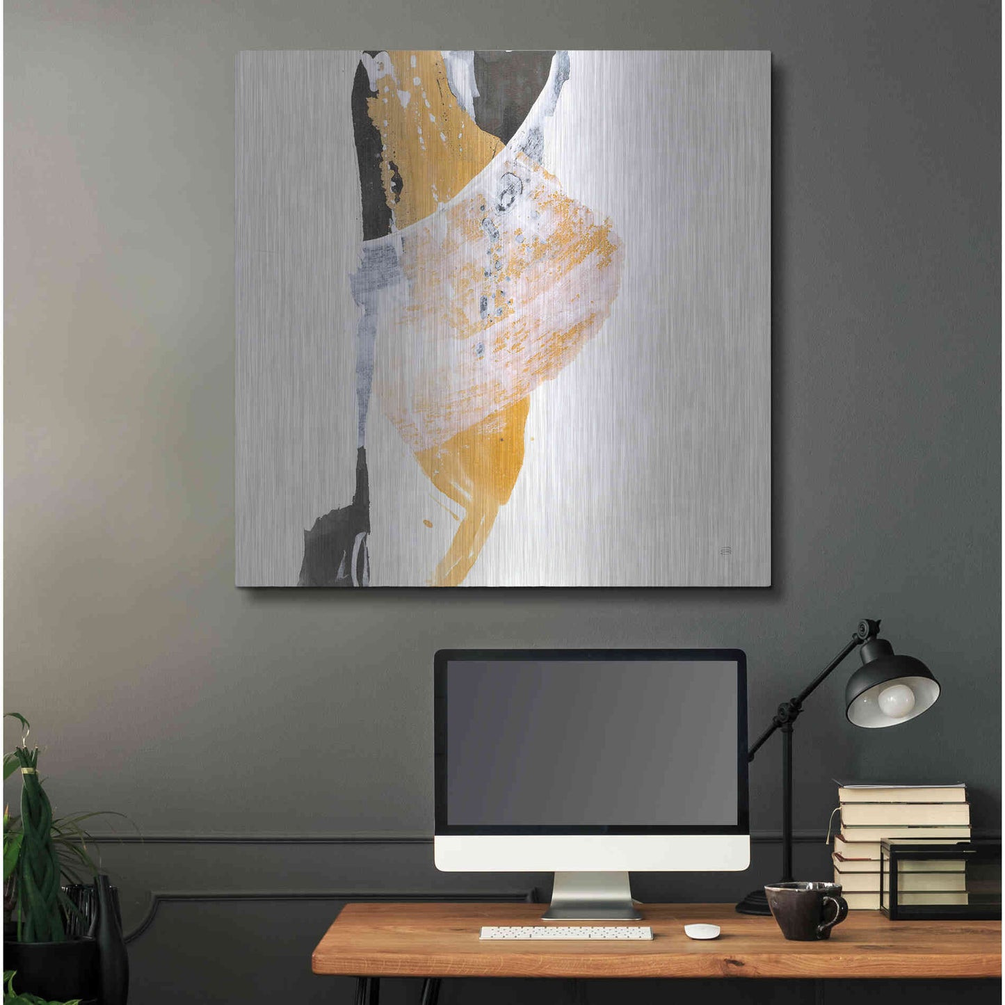 Luxe Metal Art 'Resistance III' by Chris Paschke, Metal Wall Art,36x36