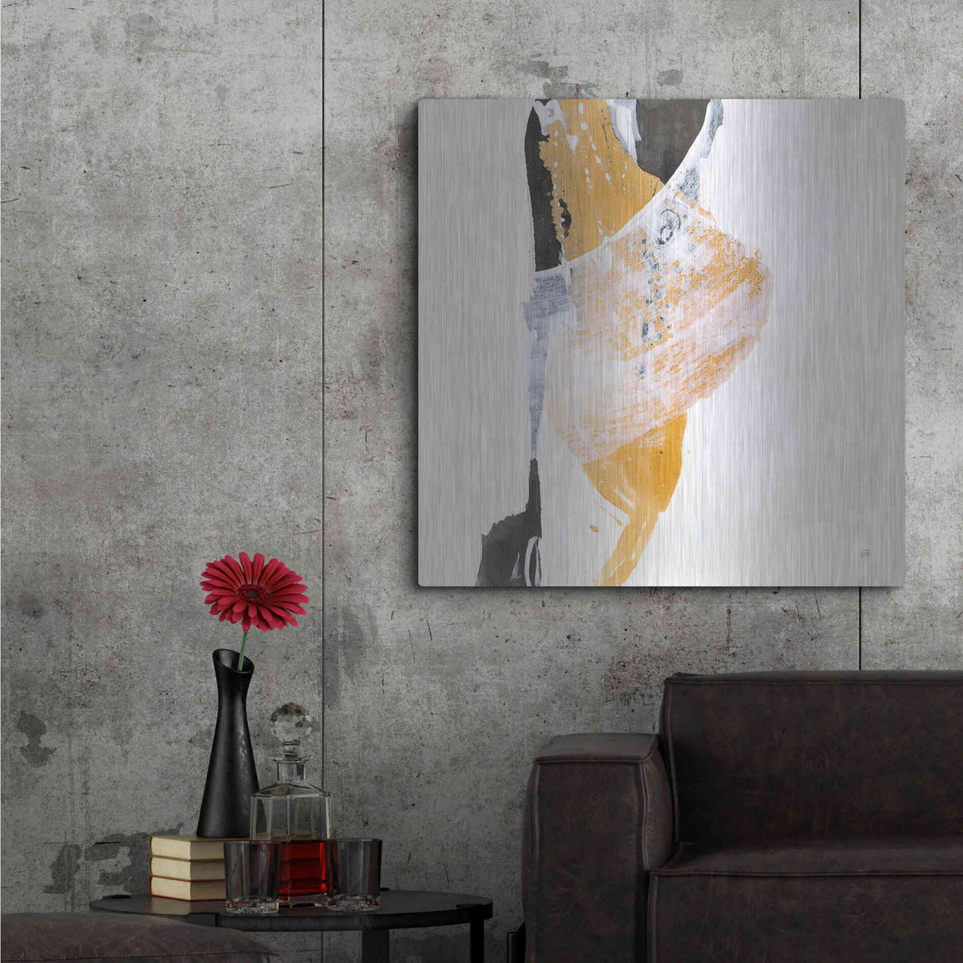 Luxe Metal Art 'Resistance III' by Chris Paschke, Metal Wall Art,36x36
