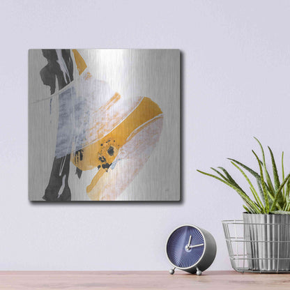 Luxe Metal Art 'Resistance IV' by Chris Paschke, Metal Wall Art,12x12