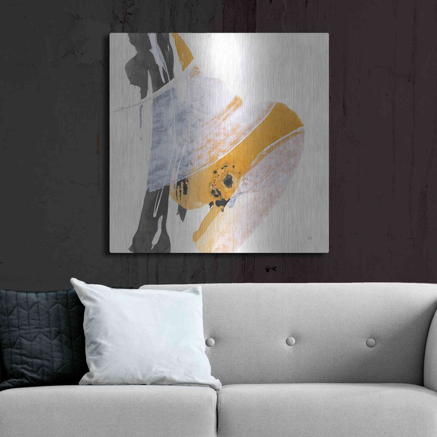 Luxe Metal Art 'Resistance IV' by Chris Paschke, Metal Wall Art,36x36