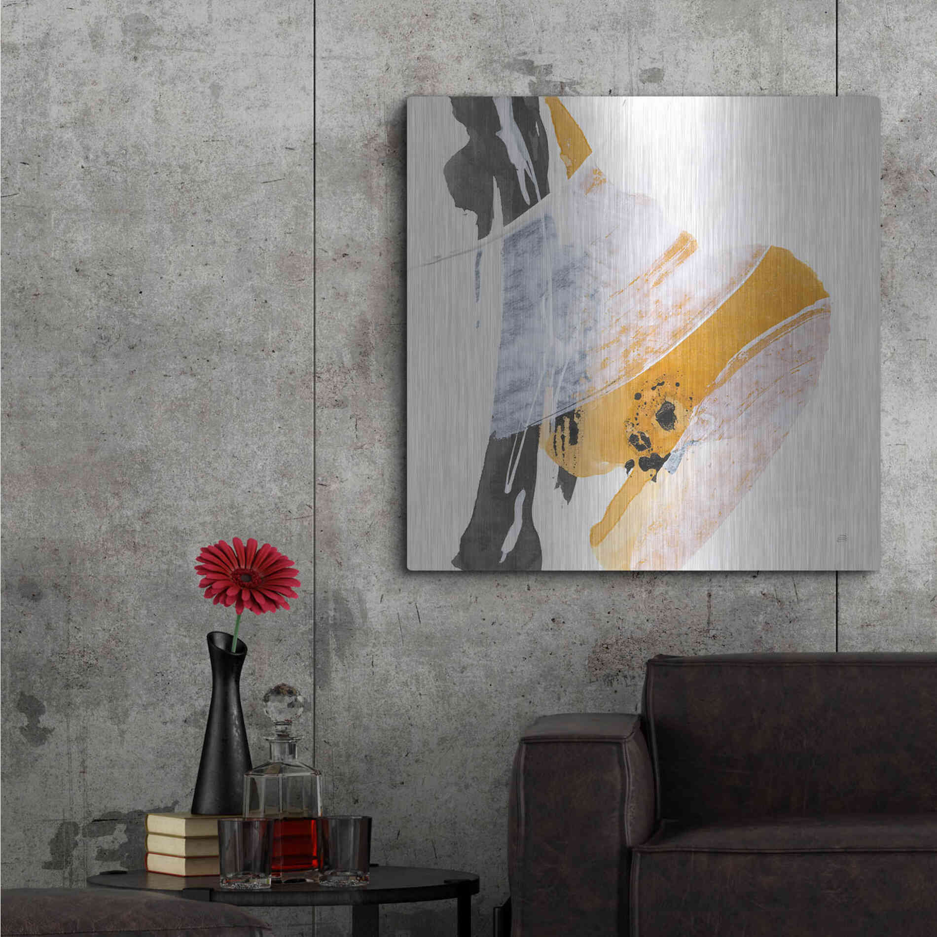 Luxe Metal Art 'Resistance IV' by Chris Paschke, Metal Wall Art,36x36