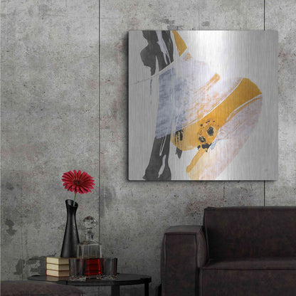 Luxe Metal Art 'Resistance IV' by Chris Paschke, Metal Wall Art,36x36