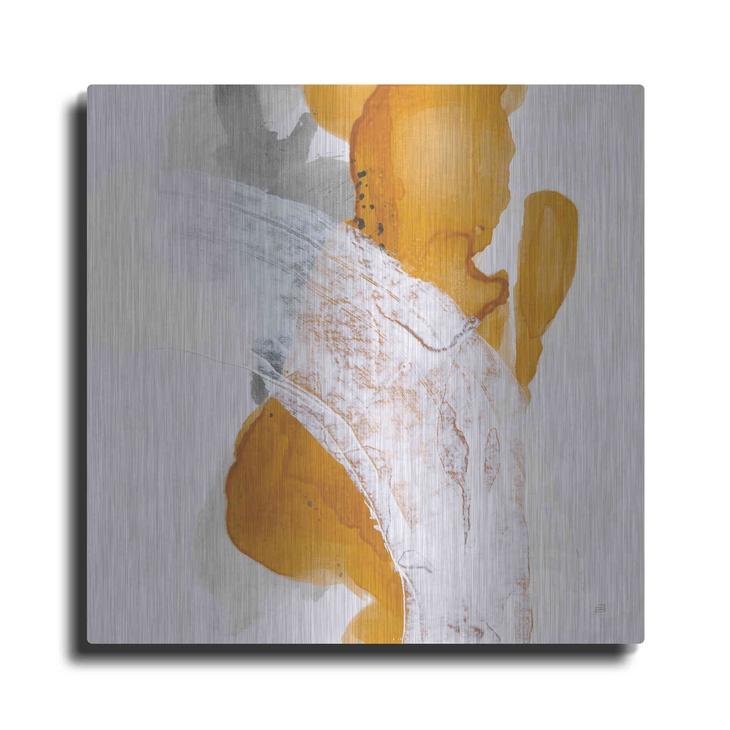 Luxe Metal Art 'Amber Wash II' by Chris Paschke, Metal Wall Art