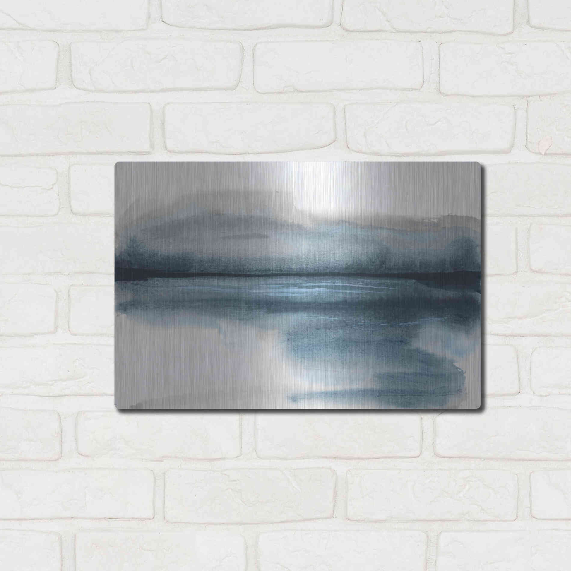 Luxe Metal Art 'End of Day I' by Chris Paschke, Metal Wall Art,16x12