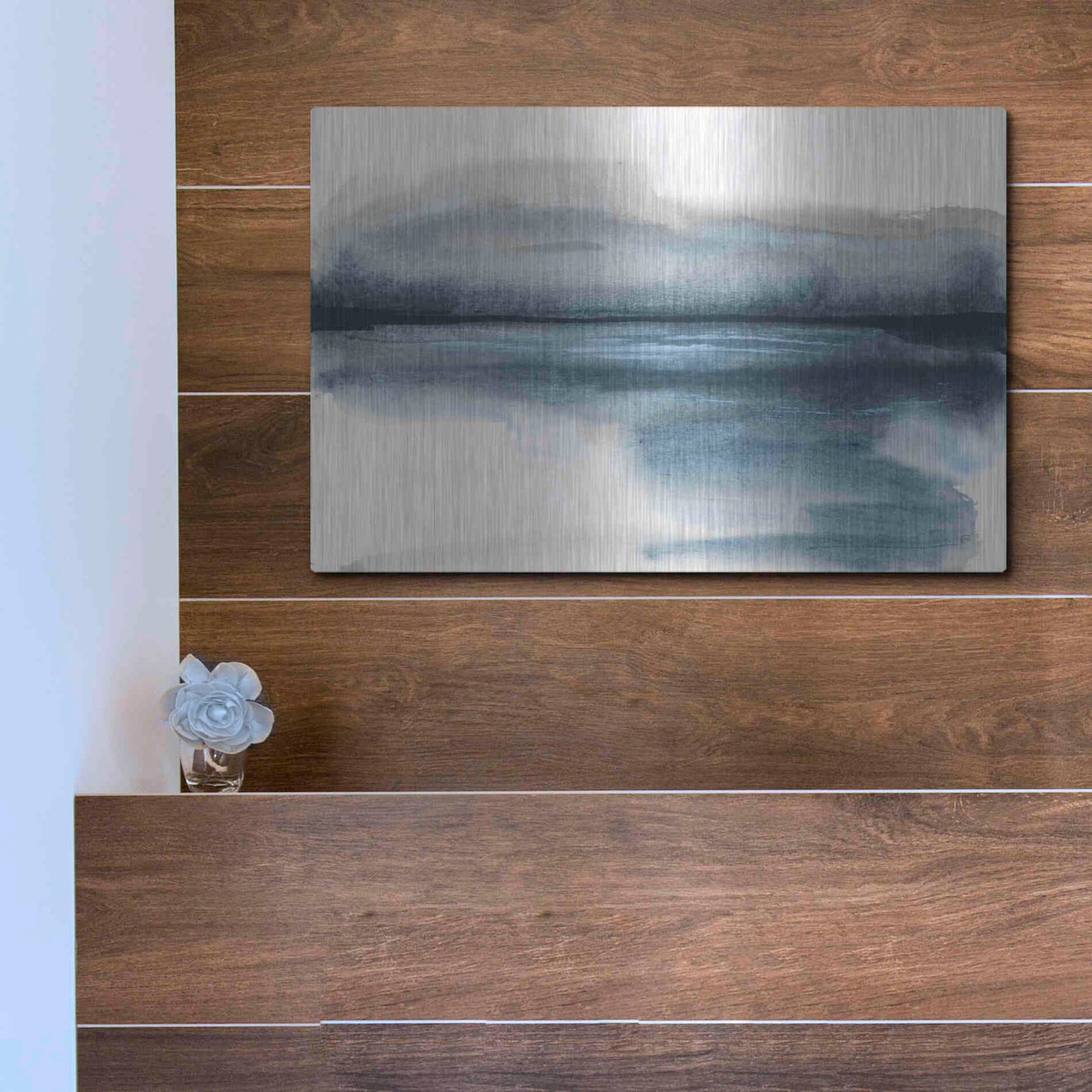 Luxe Metal Art 'End of Day I' by Chris Paschke, Metal Wall Art,16x12