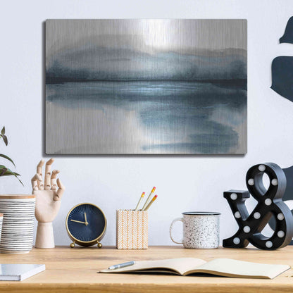 Luxe Metal Art 'End of Day I' by Chris Paschke, Metal Wall Art,16x12