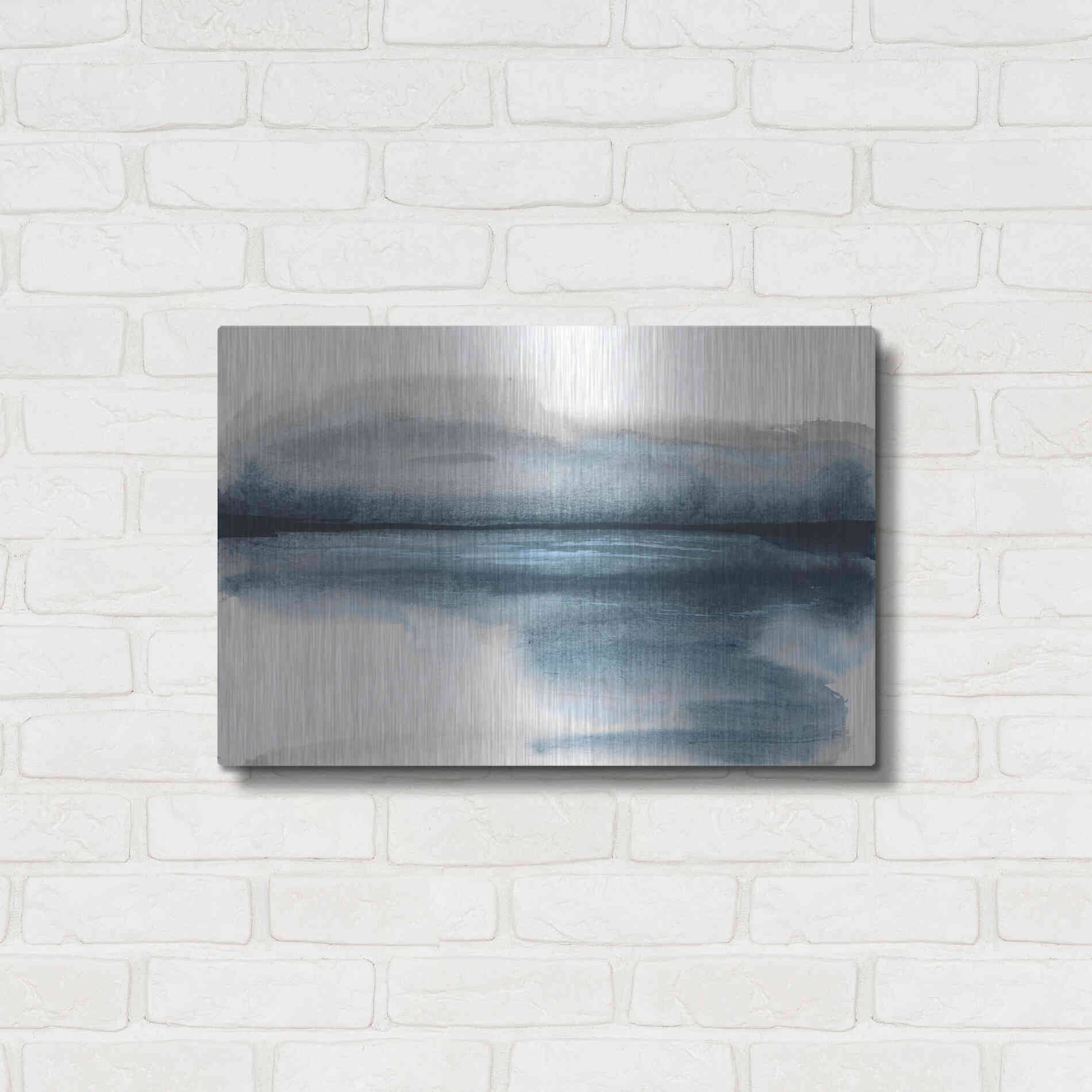 Luxe Metal Art 'End of Day I' by Chris Paschke, Metal Wall Art,24x16