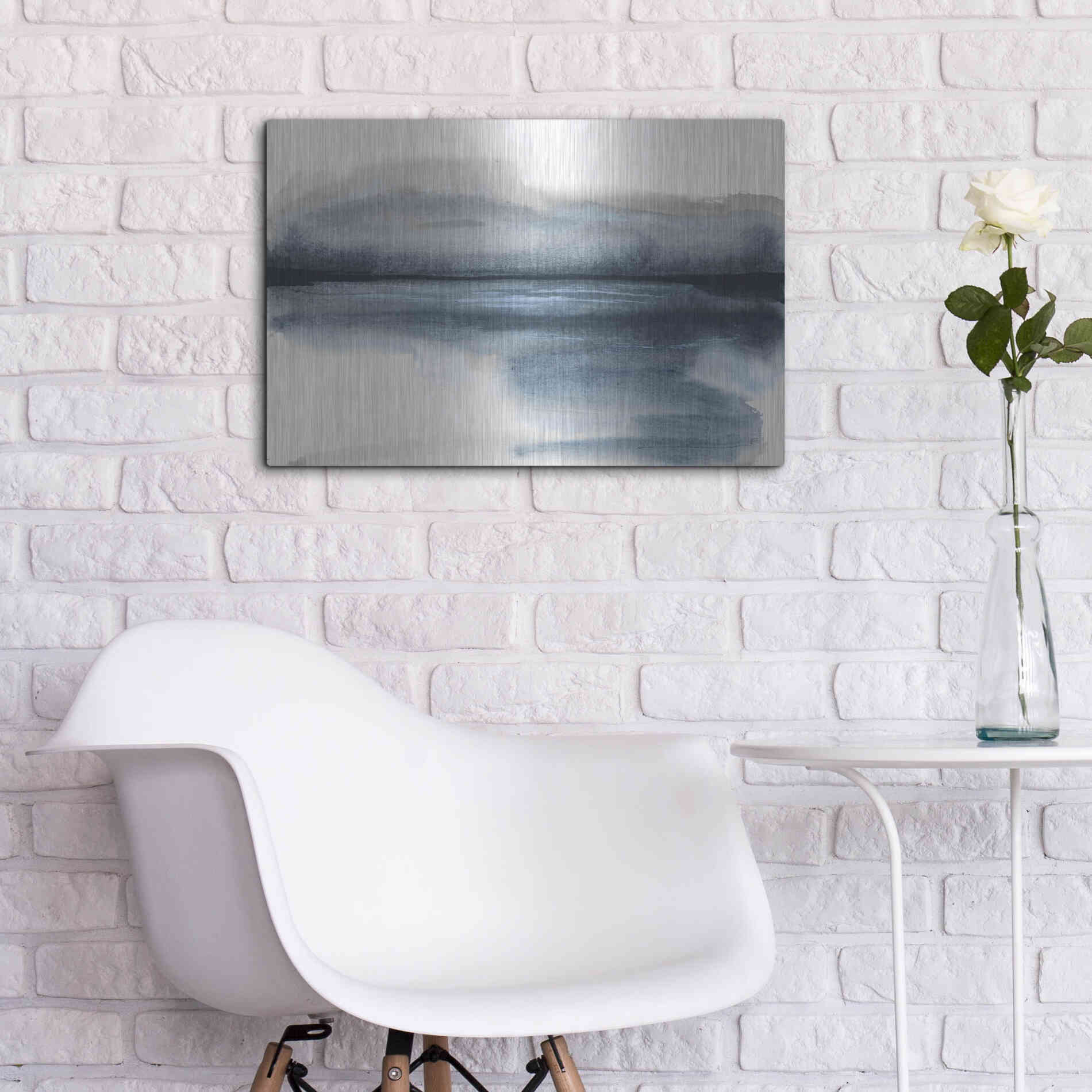 Luxe Metal Art 'End of Day I' by Chris Paschke, Metal Wall Art,24x16