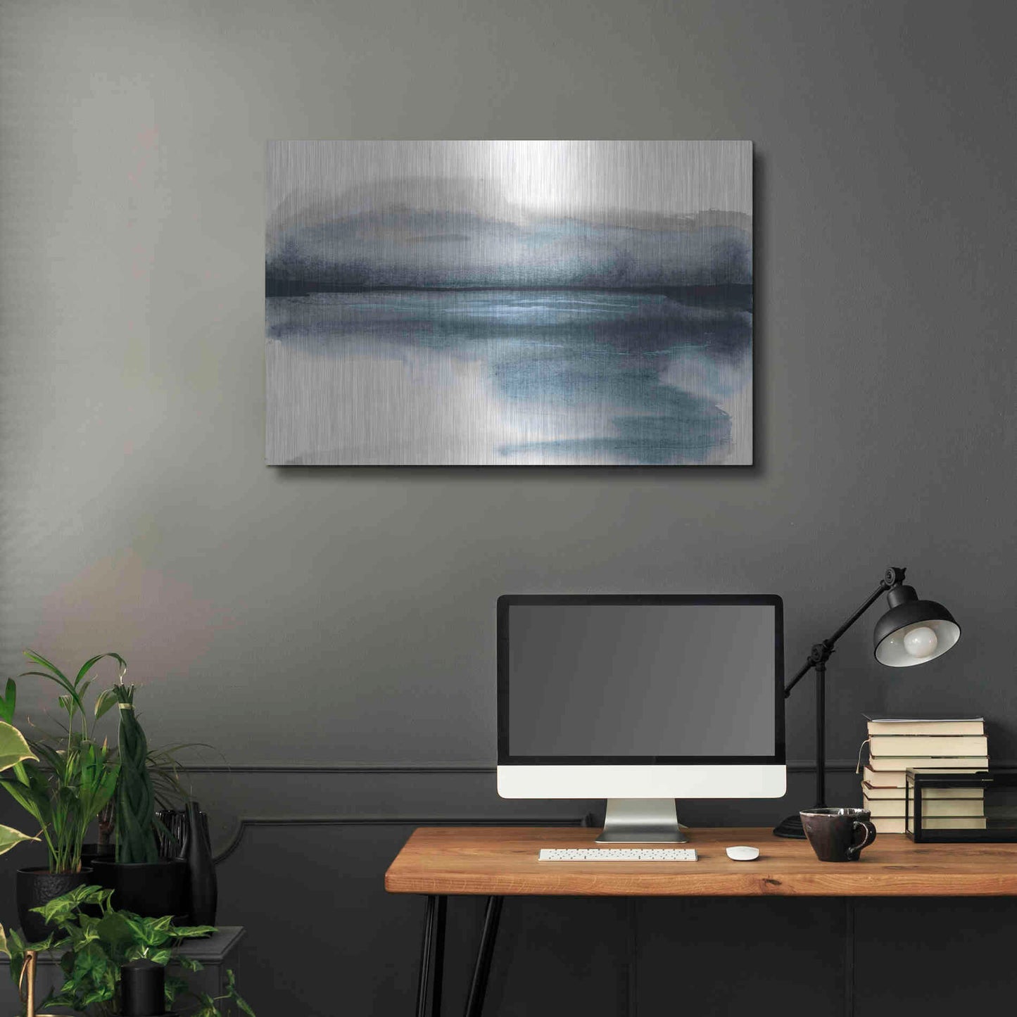 Luxe Metal Art 'End of Day I' by Chris Paschke, Metal Wall Art,36x24