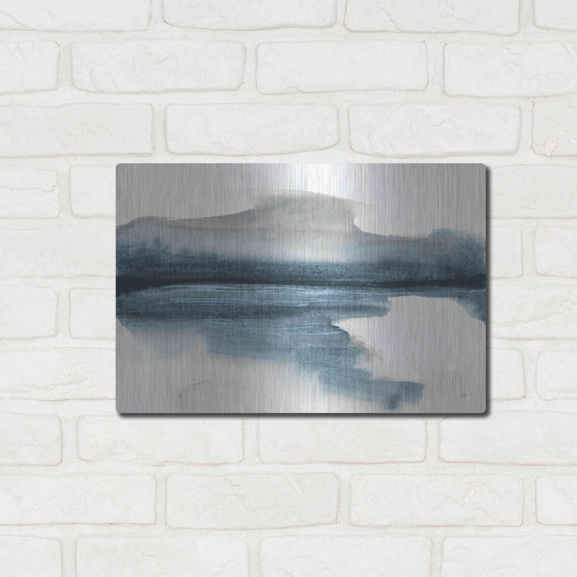 Luxe Metal Art 'End of Day II' by Chris Paschke, Metal Wall Art,16x12