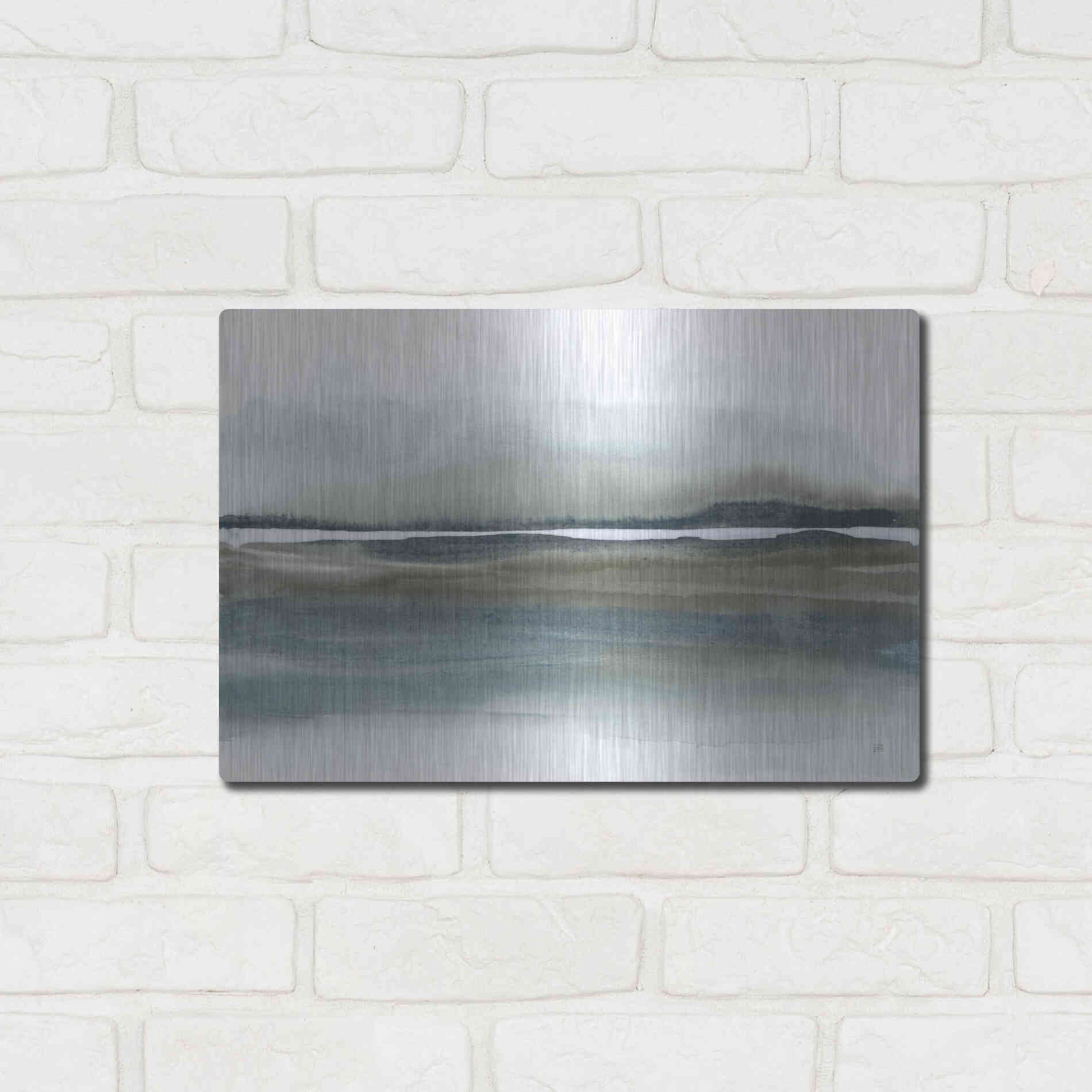 Luxe Metal Art 'End of Day V' by Chris Paschke, Metal Wall Art,16x12