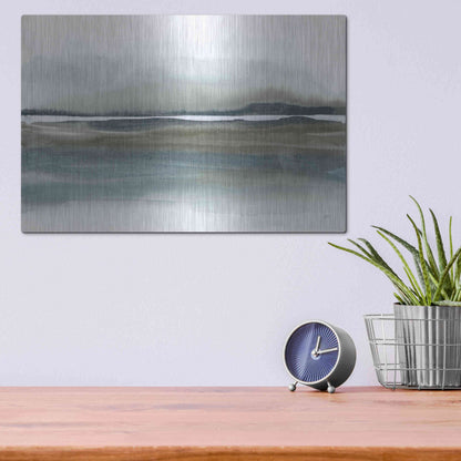 Luxe Metal Art 'End of Day V' by Chris Paschke, Metal Wall Art,16x12