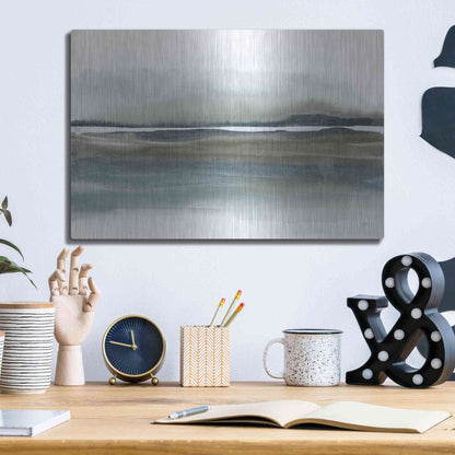 Luxe Metal Art 'End of Day V' by Chris Paschke, Metal Wall Art,16x12