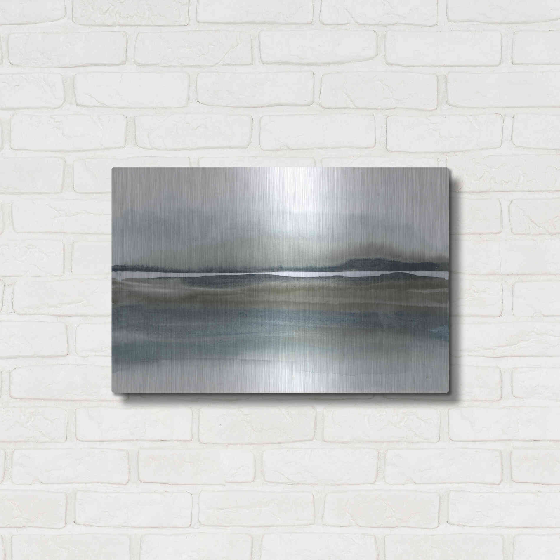 Luxe Metal Art 'End of Day V' by Chris Paschke, Metal Wall Art,24x16