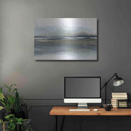 Luxe Metal Art 'End of Day V' by Chris Paschke, Metal Wall Art,36x24