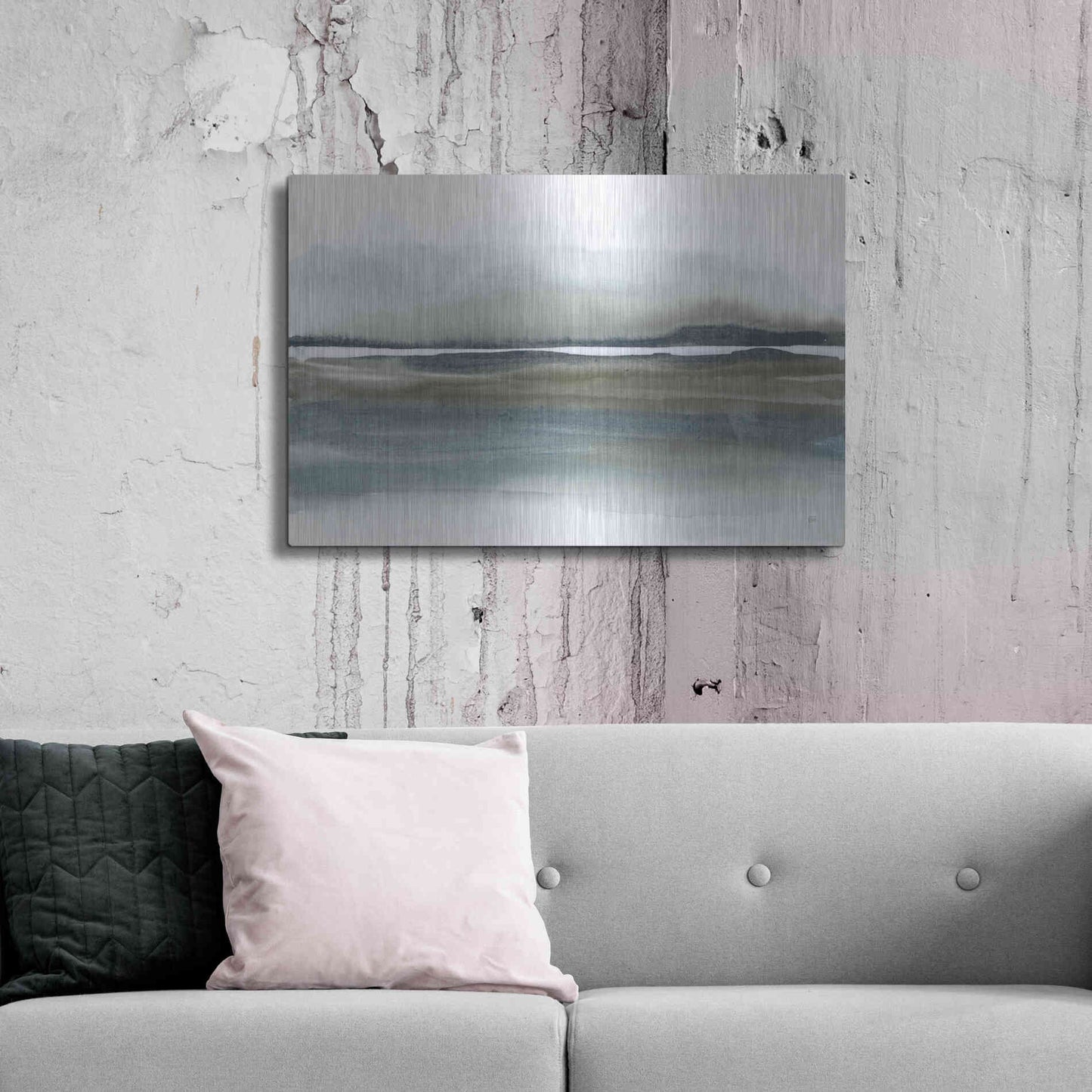 Luxe Metal Art 'End of Day V' by Chris Paschke, Metal Wall Art,36x24