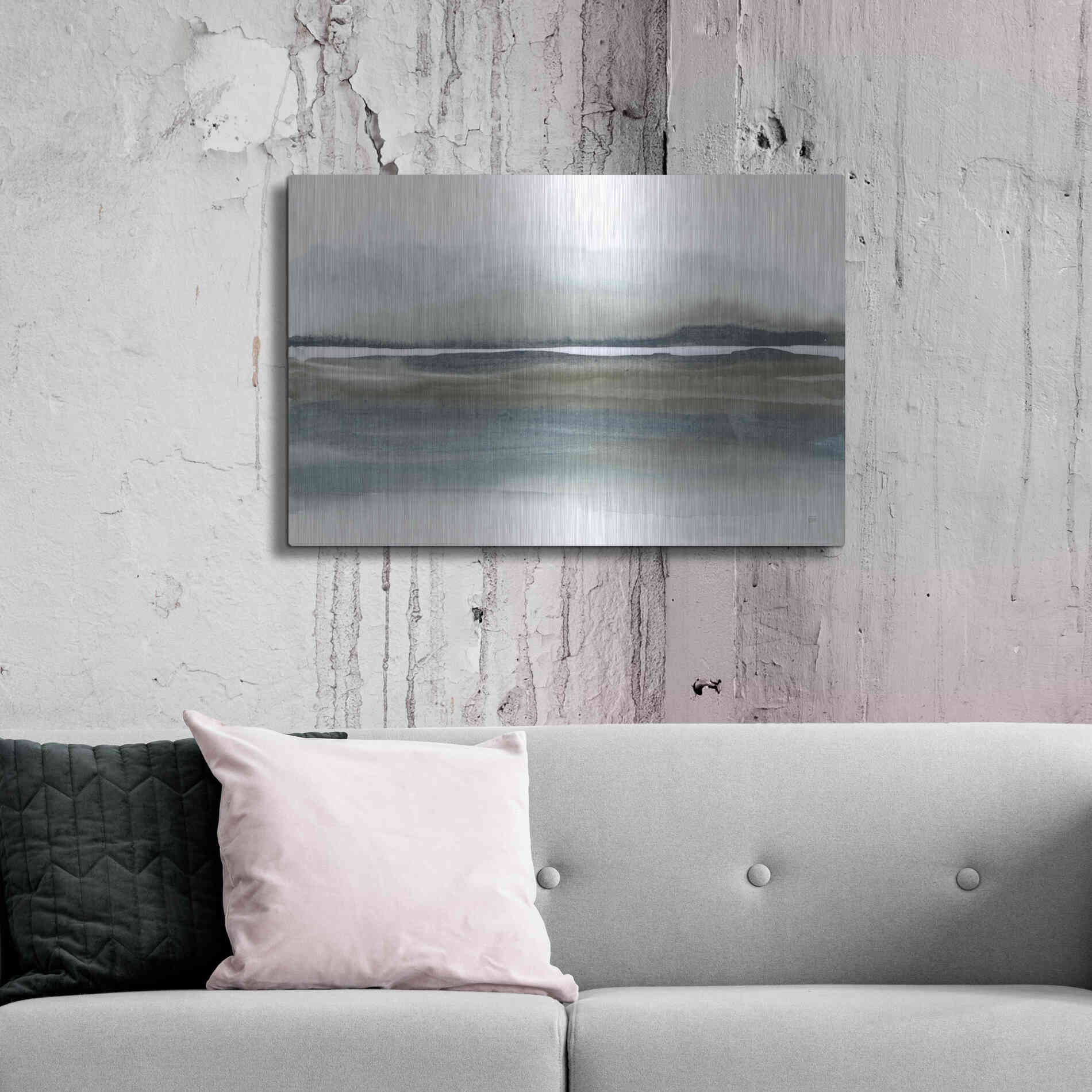 Luxe Metal Art 'End of Day V' by Chris Paschke, Metal Wall Art,36x24