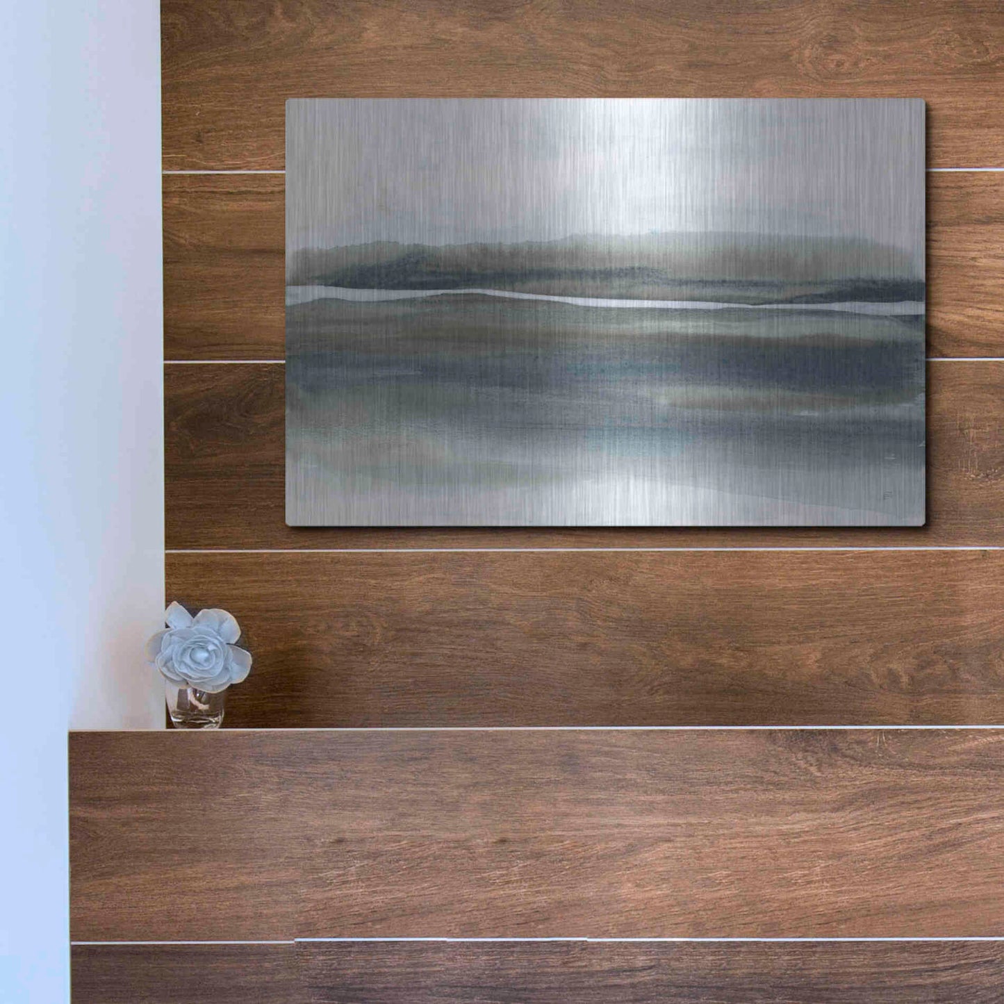 Luxe Metal Art 'End of Day VI' by Chris Paschke, Metal Wall Art,16x12