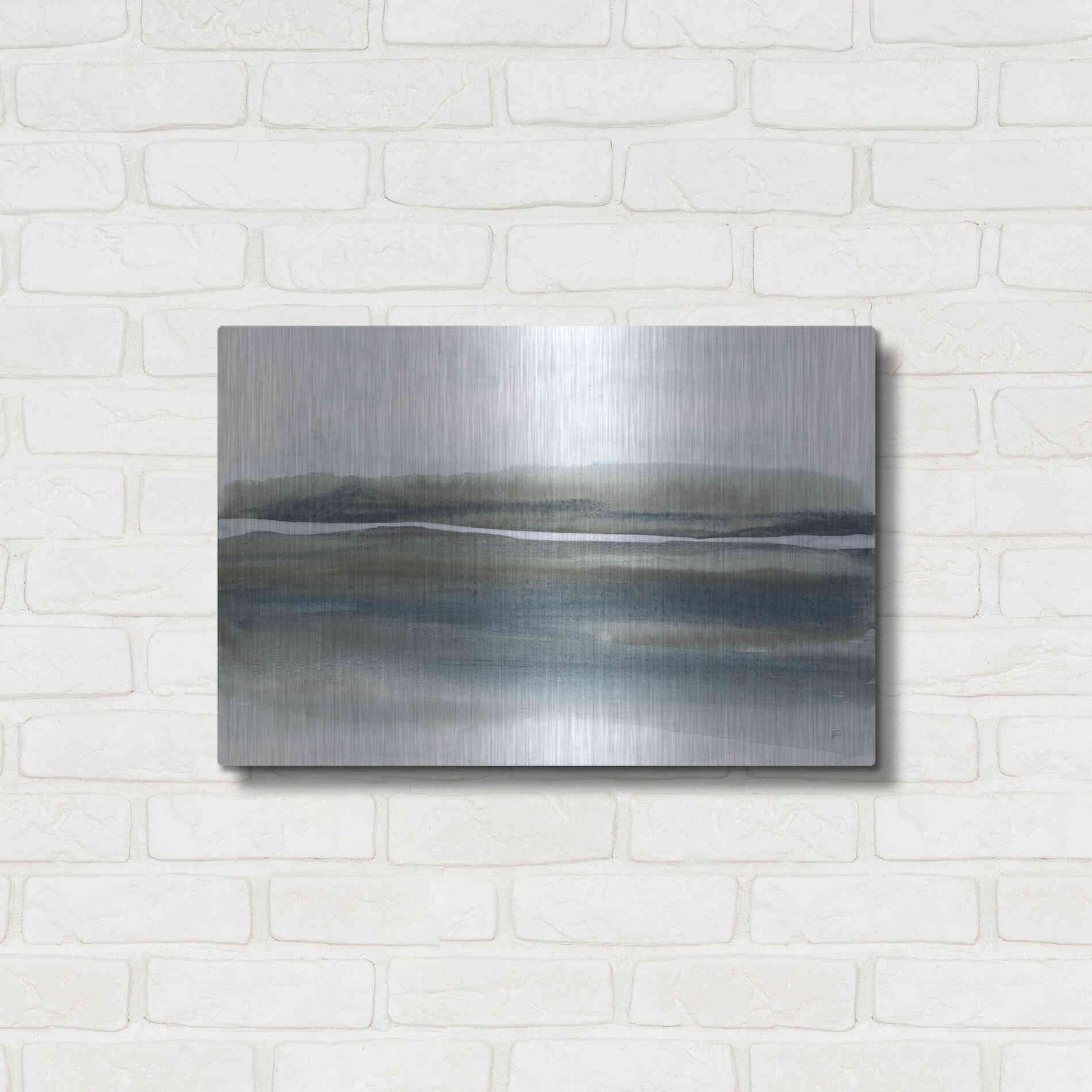 Luxe Metal Art 'End of Day VI' by Chris Paschke, Metal Wall Art,24x16