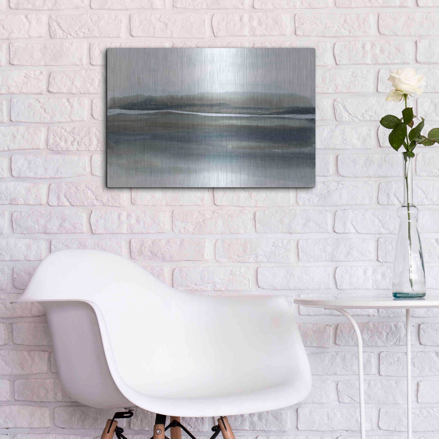 Luxe Metal Art 'End of Day VI' by Chris Paschke, Metal Wall Art,24x16