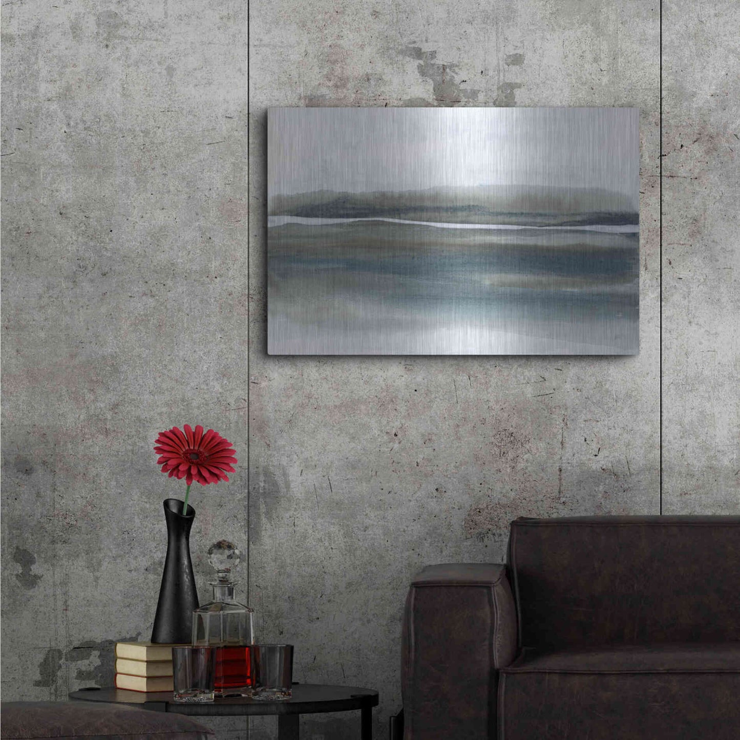 Luxe Metal Art 'End of Day VI' by Chris Paschke, Metal Wall Art,36x24