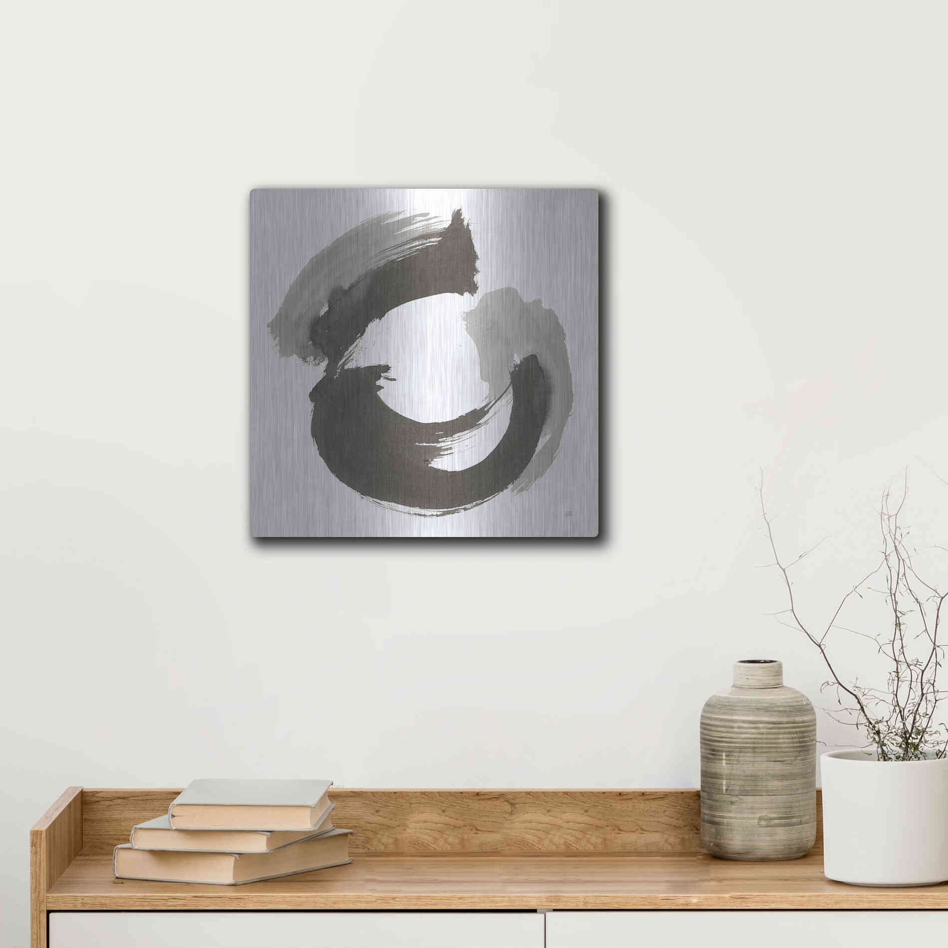 Luxe Metal Art 'Endless I' by Chris Paschke, Metal Wall Art,12x12