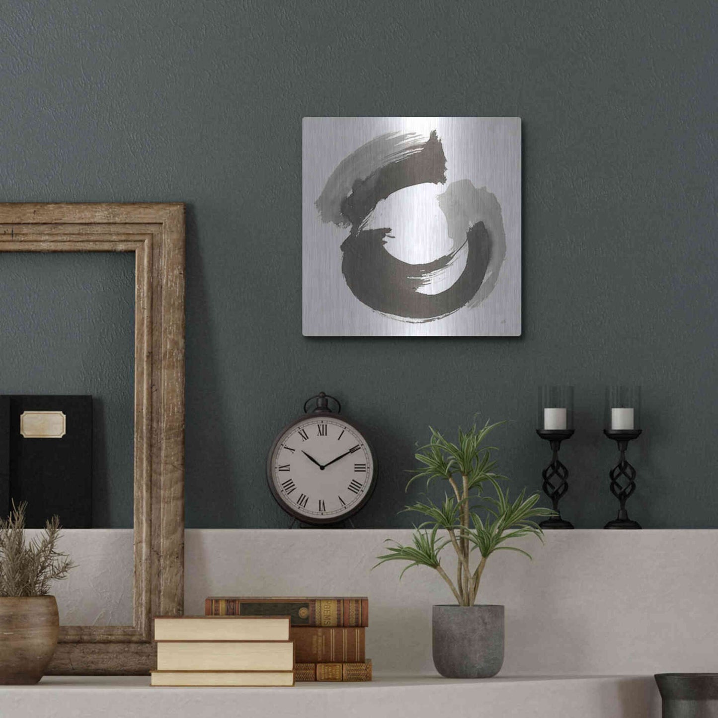 Luxe Metal Art 'Endless I' by Chris Paschke, Metal Wall Art,12x12