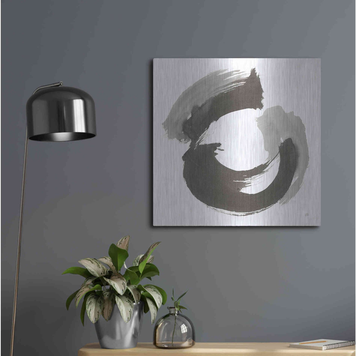 Luxe Metal Art 'Endless I' by Chris Paschke, Metal Wall Art,24x24