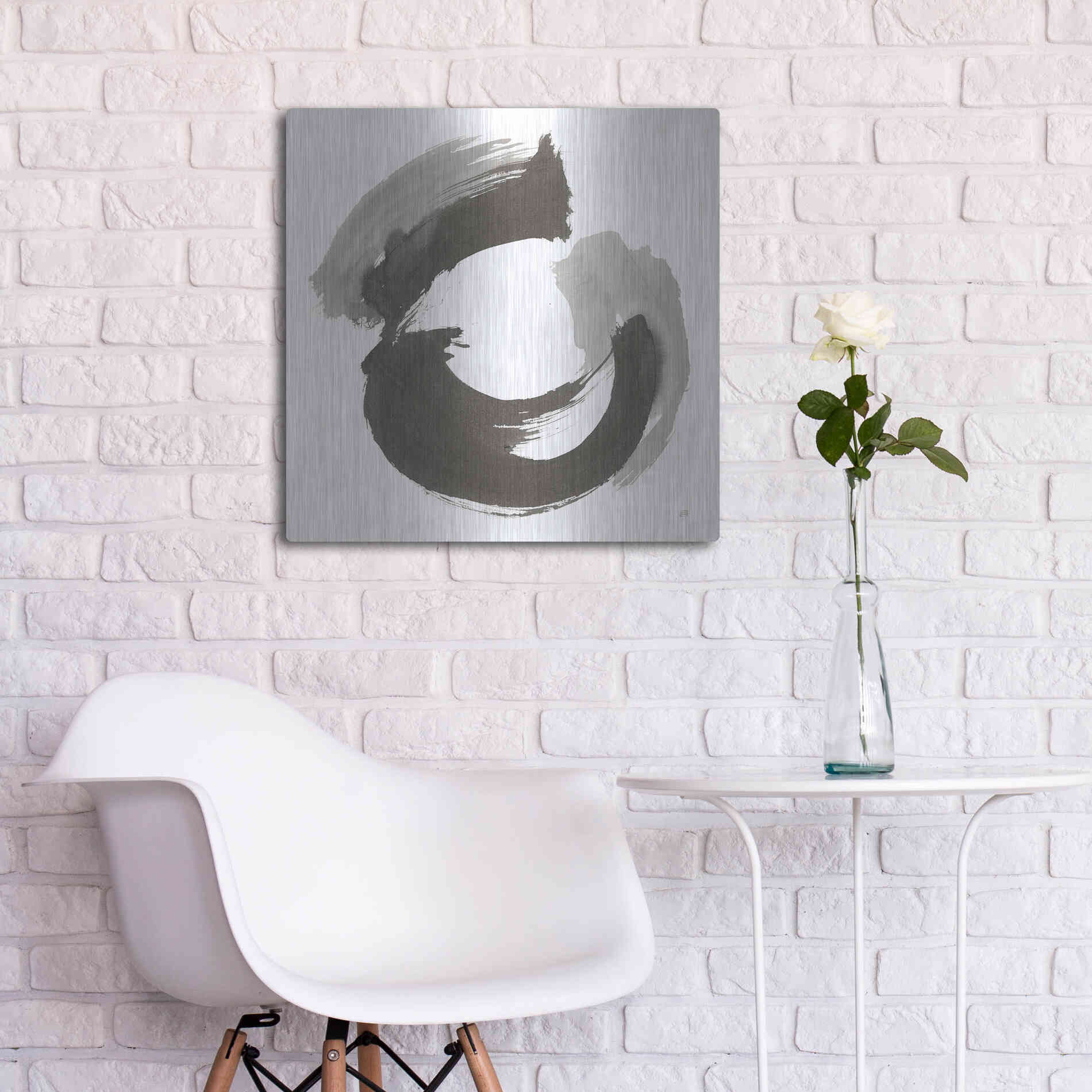 Luxe Metal Art 'Endless I' by Chris Paschke, Metal Wall Art,24x24