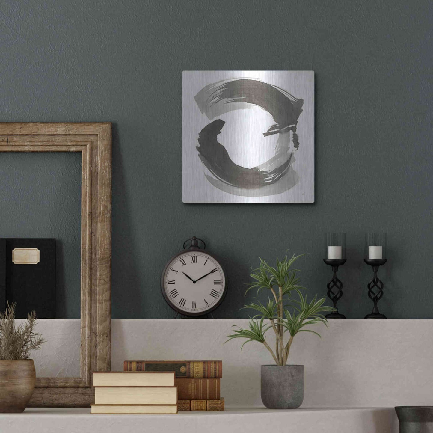 Luxe Metal Art 'Endless II' by Chris Paschke, Metal Wall Art,12x12