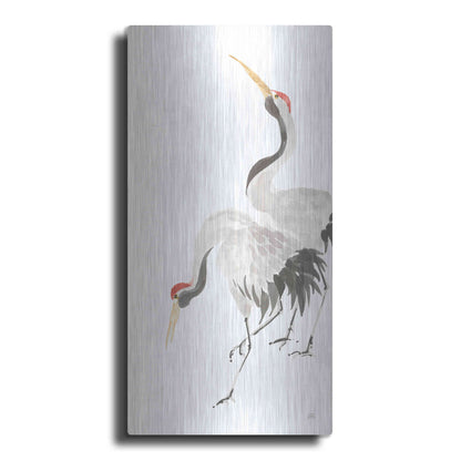 Luxe Metal Art 'Scroll Crane IV' by Chris Paschke, Metal Wall Art,2:1 P