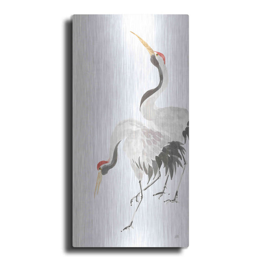 Luxe Metal Art 'Scroll Crane IV' by Chris Paschke, Metal Wall Art,2:1 P