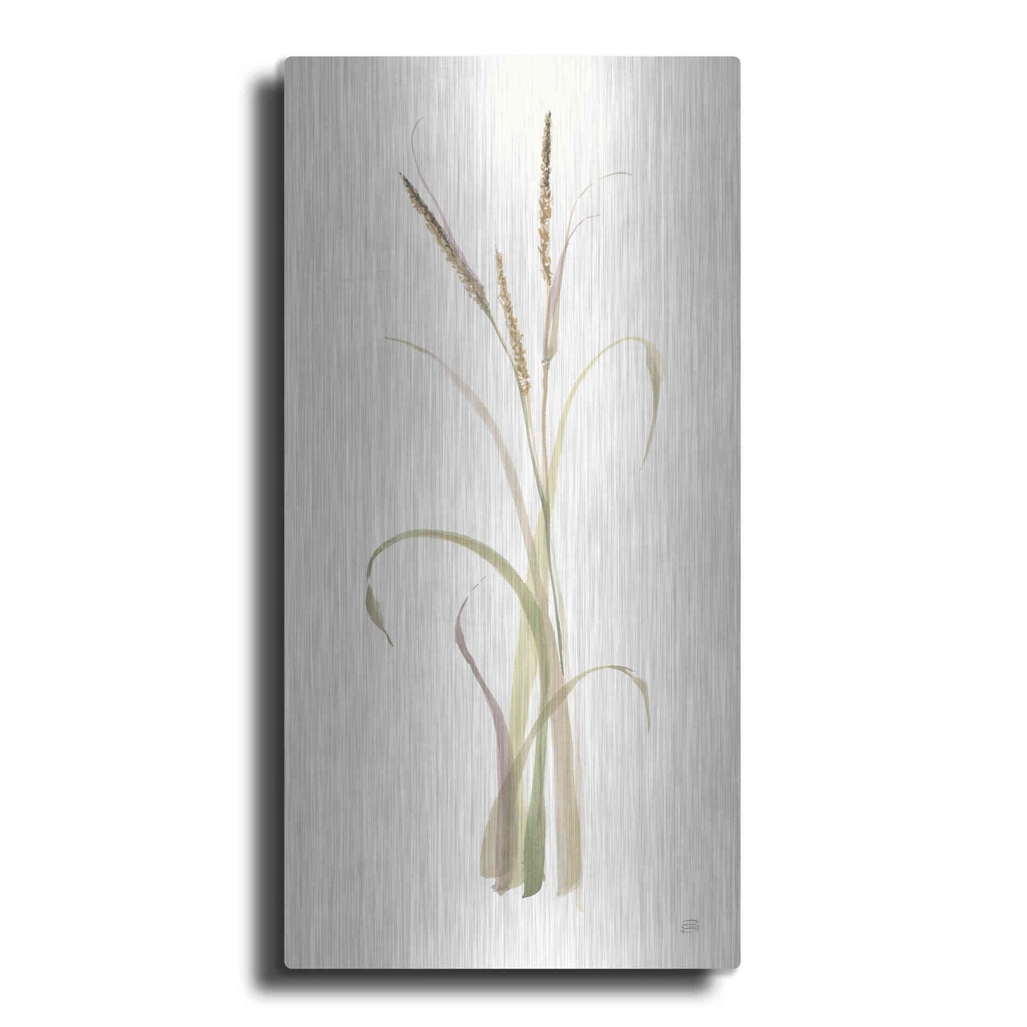 Luxe Metal Art 'Lyme Grass' by Chris Paschke, Metal Wall Art,2:1 P