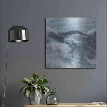 Luxe Metal Art 'Granite I' by Chris Paschke, Metal Wall Art,24x24