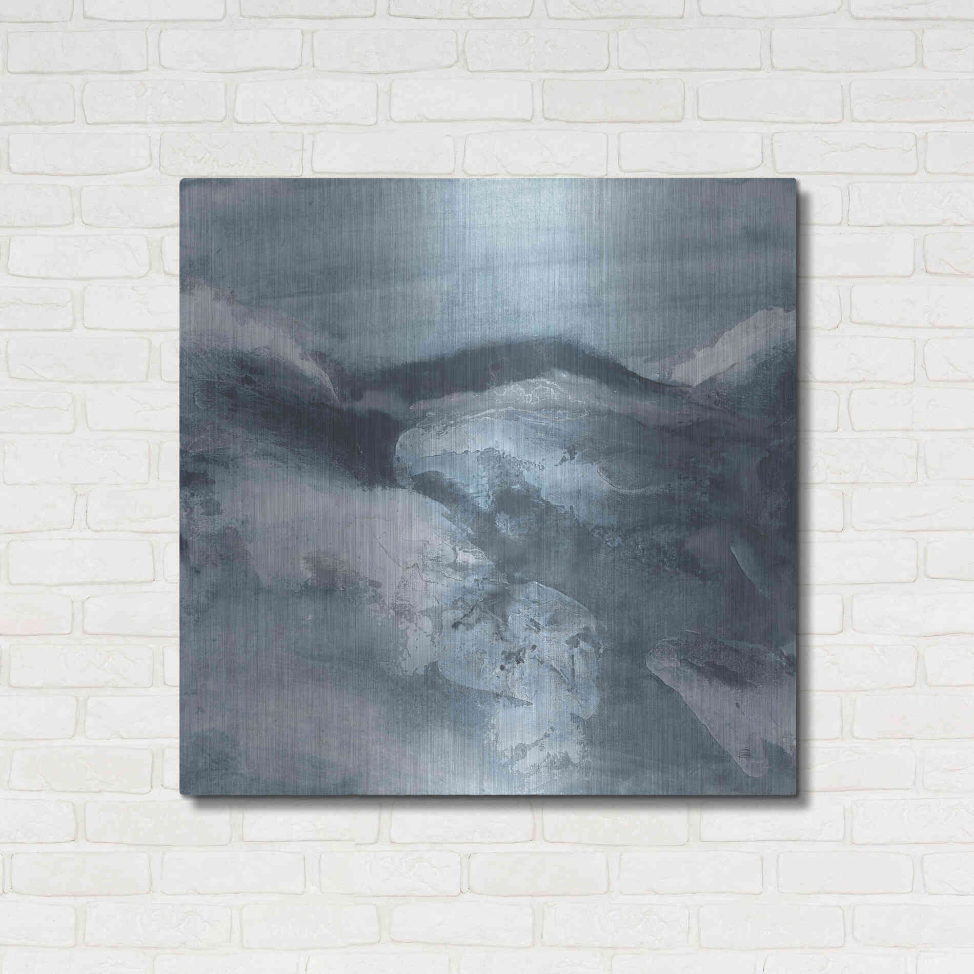 Luxe Metal Art 'Granite I' by Chris Paschke, Metal Wall Art,36x36