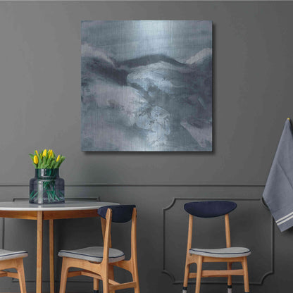 Luxe Metal Art 'Granite I' by Chris Paschke, Metal Wall Art,36x36