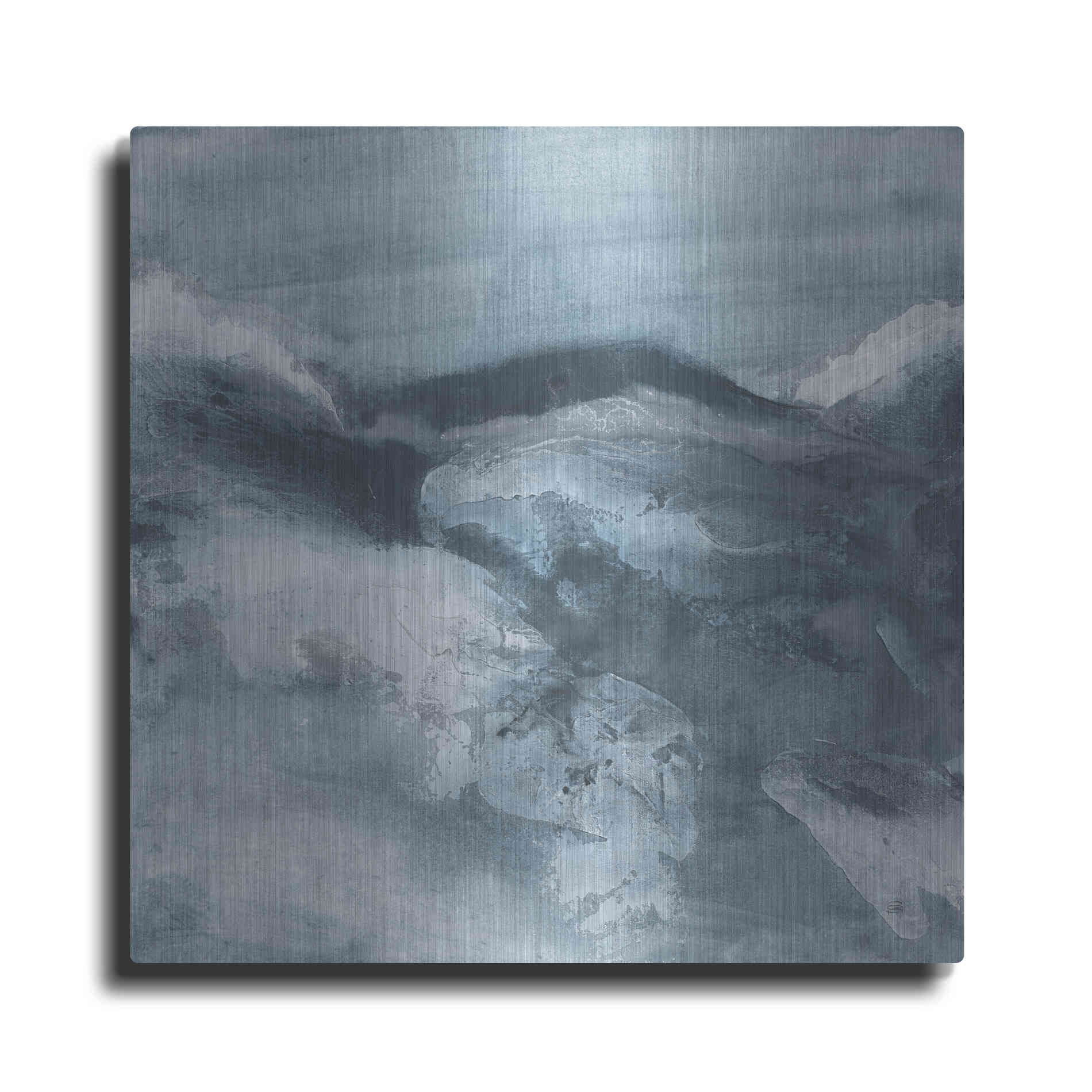 Luxe Metal Art 'Granite I' by Chris Paschke, Metal Wall Art