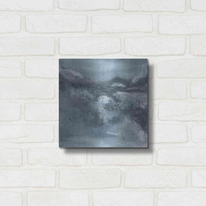 Luxe Metal Art 'Granite II' by Chris Paschke, Metal Wall Art,12x12