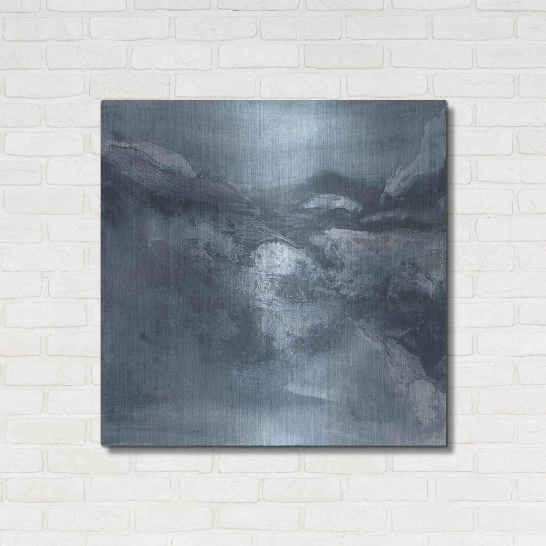 Luxe Metal Art 'Granite II' by Chris Paschke, Metal Wall Art,36x36