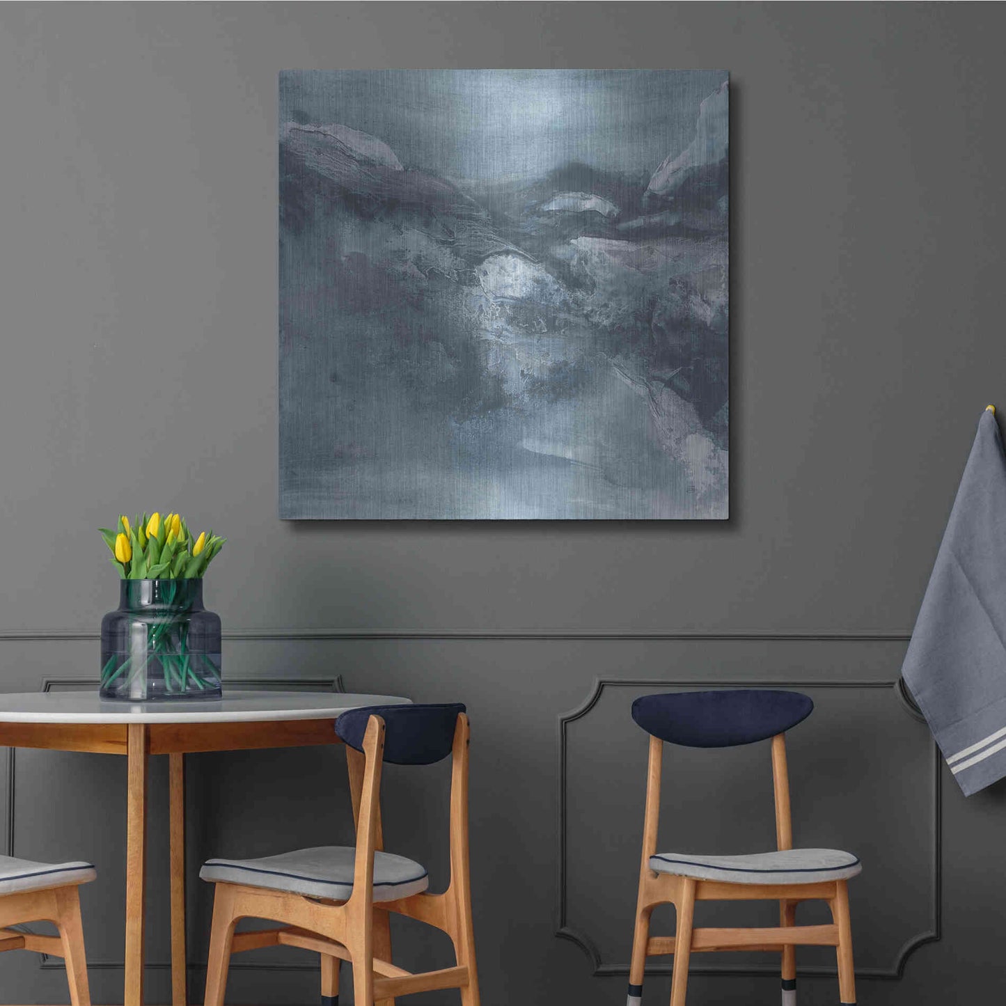 Luxe Metal Art 'Granite II' by Chris Paschke, Metal Wall Art,36x36