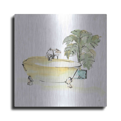 Luxe Metal Art 'Tub III' by Chris Paschke, Metal Wall Art