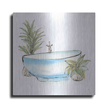Luxe Metal Art 'Tub IV' by Chris Paschke, Metal Wall Art