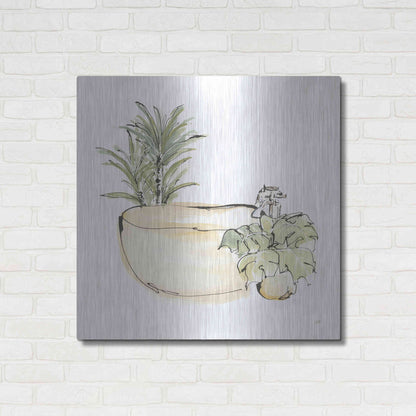 Luxe Metal Art 'Tub V' by Chris Paschke, Metal Wall Art,36x36