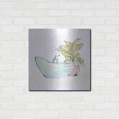 Luxe Metal Art 'Tub VIII' by Chris Paschke, Metal Wall Art,24x24