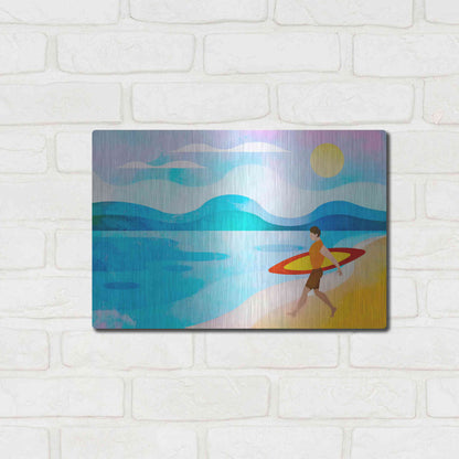 Luxe Metal Art 'Surfers Paradise' by Andrea Haase, Metal Wall At,16x12